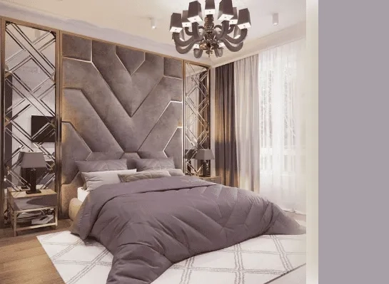 Мягкие стеновые панели зеркала с фальцетом на заказ по индивидуальным размерам