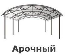 арочный навес