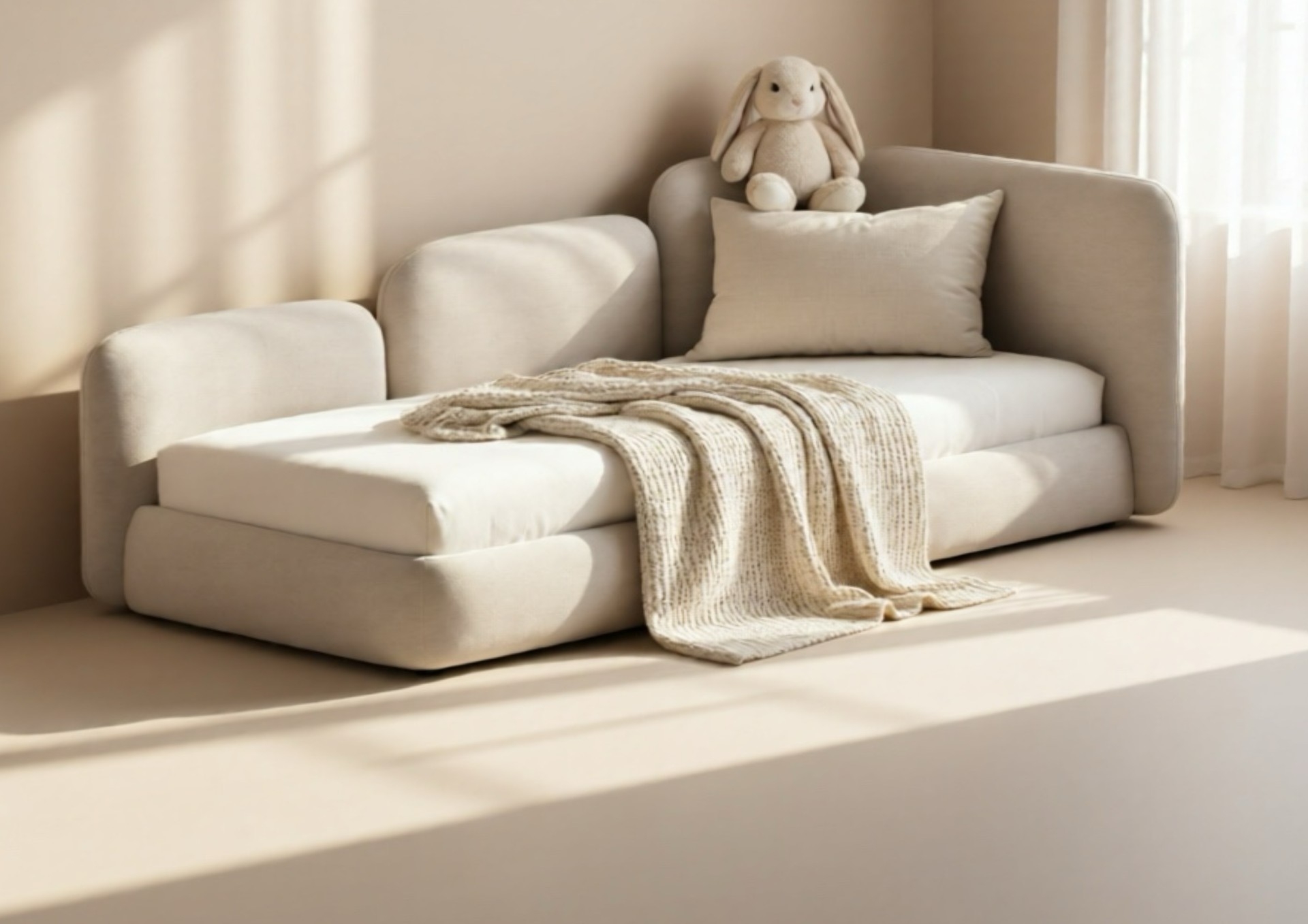 Детская кровать Савва с подъемным механизмом. Ателье мягкой мебели MALINO