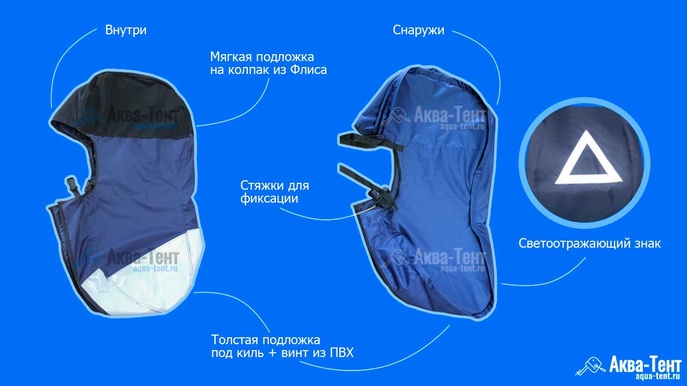 Чехол для лодочного мотора 9.9 15