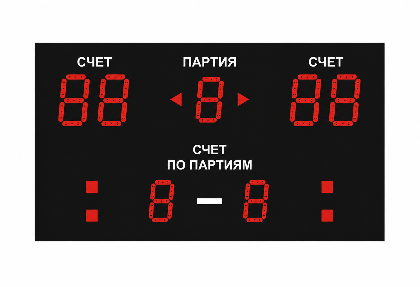 Светодиодное табло для футбола 170х110_4х30_5х21_S16х160