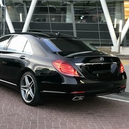 Mercedes S-class фото сзади