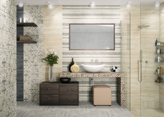 Коллекция плитки Deco с элементами пэчворка создана для того, чтобы привлечь внимание. Затейливый узор с фактурой бетона в сочетании с текстурой дерева создает гармонию природного материала с рукотворным.