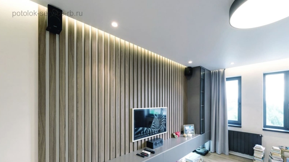 Парящий натяжной потолок