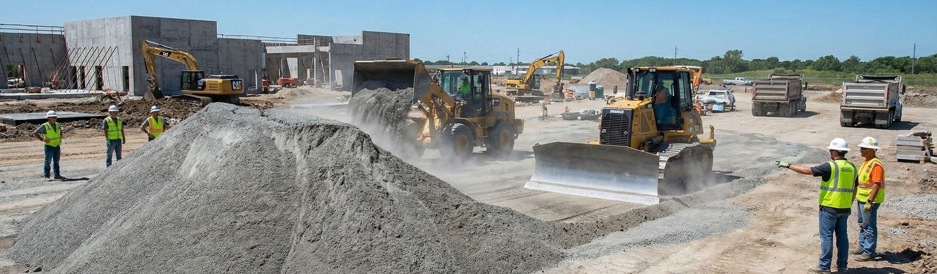 Бетонный отсев для отсыпки и выравнивания площадок