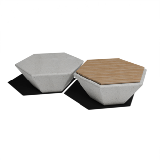  Коллекция MOSA лавочки и скамейки из архитектурного бетона