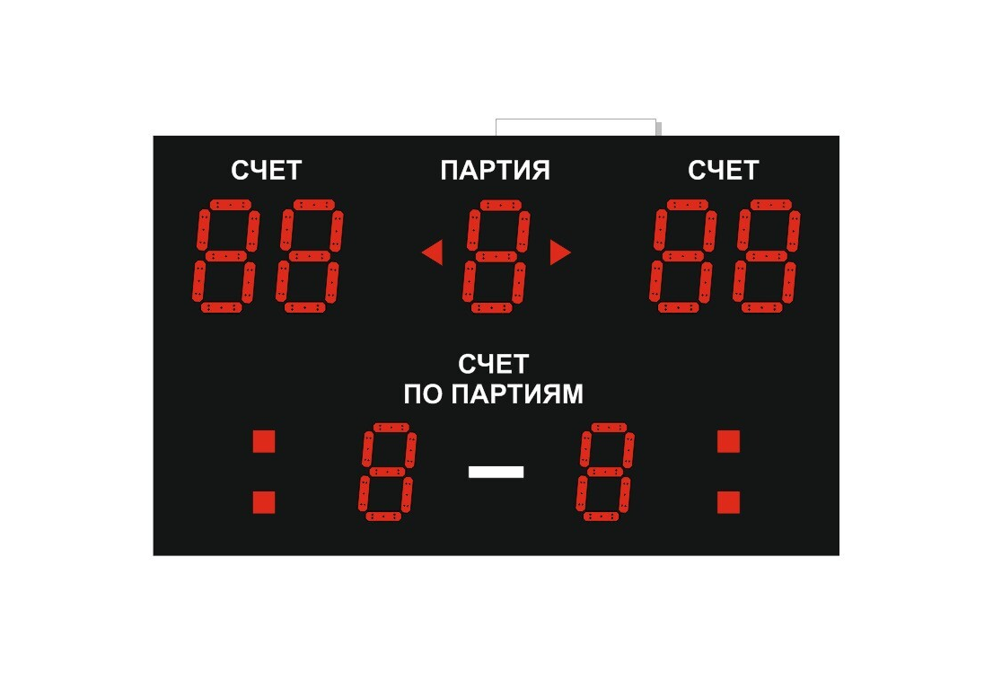 Светодиодное табло для футбола 170х110_4х30_5х21_S16х160