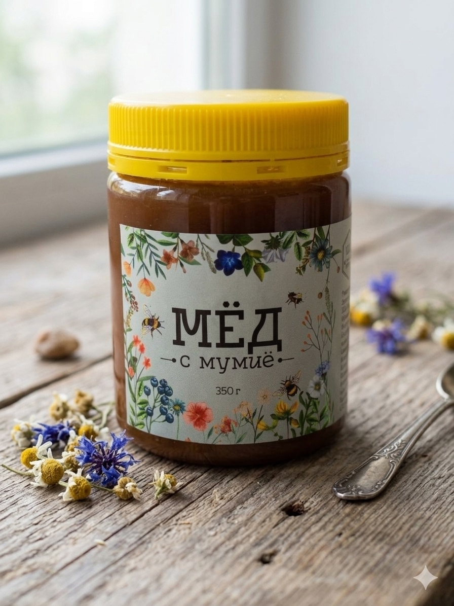 Знаменитое алтайское средство, изготовленное из мёда и мумие