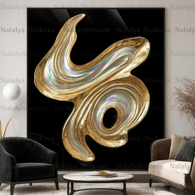 Картина из коллекции Натальи Жуковой " Black Gold Pearl "