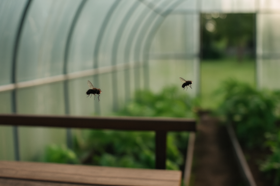 Мухи в теплице