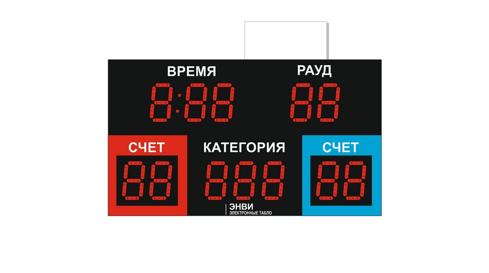 Светодиодное табло для футбола 170х110_4х30_5х21_S16х160