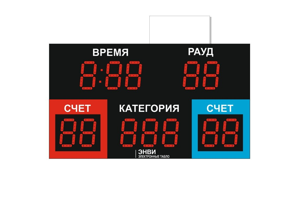 Светодиодное табло для футбола 170х110_4х30_5х21_S16х160