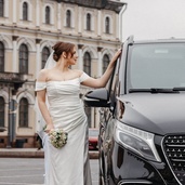 Mercedes V-class на свадьбе