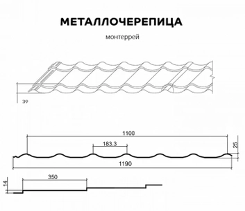 Польская металлочерепица Futur