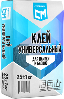 Клей для плитки и блоков 25 кг