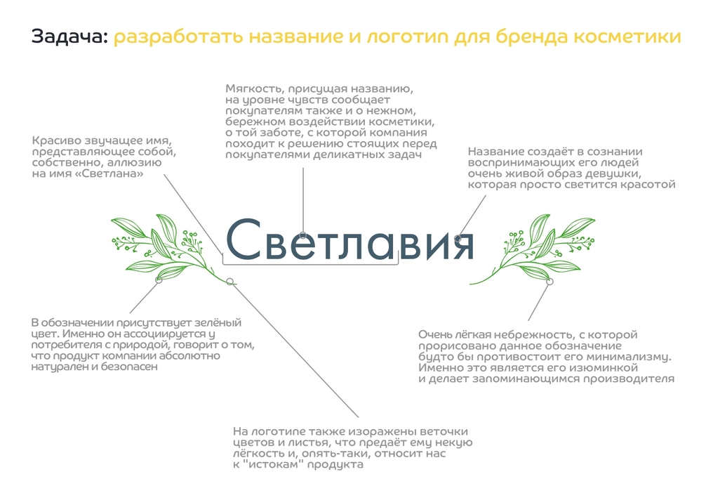 Пример нейминга и лого Светлавия