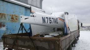 Перевозка Як-52 на грузовике