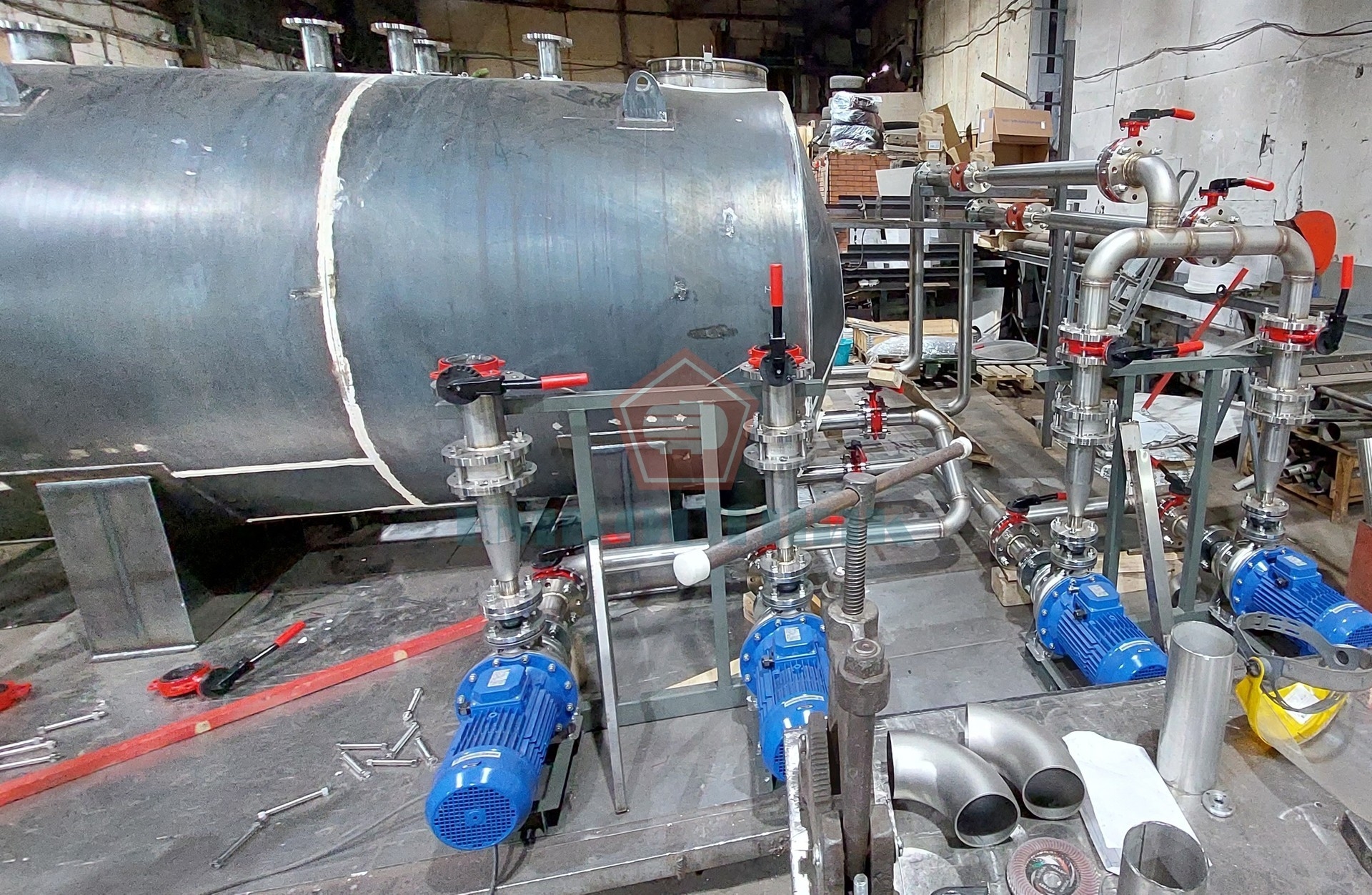 емкости из коррозионностойкой нержавеющей стали AISI316L