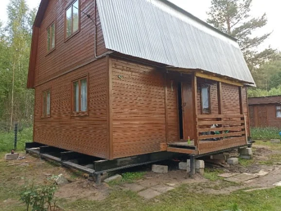 Замена фундамента на винтовые сваи