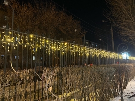 Новогоднее освещение в Иркутске
