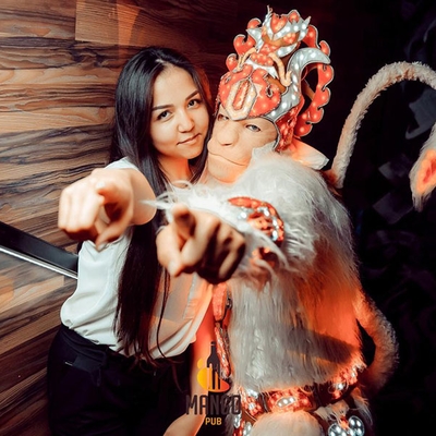 Фотоссесия Хануман и девушка
