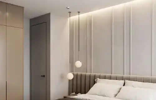 Мягкие стеновые панели разной ширины