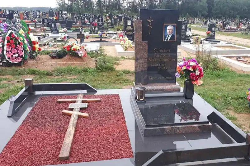 Пример оформления могилы, благоустройство могил Тирасполь, Бендеры, Суклея, Парканы