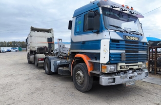 Эвакуация грузового седельного тягача грузовым эвакуатором с частичной погрузкой от BUXIR TRUCK