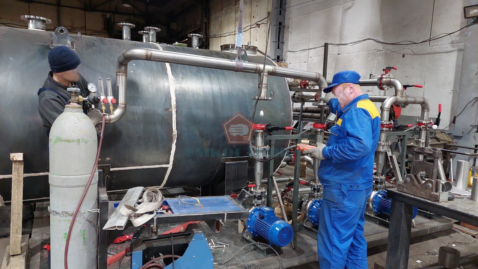 емкости из коррозионностойкой нержавеющей стали AISI316L