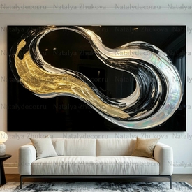 Картина из коллекции Натальи Жуковой " Black Gold Pearl "