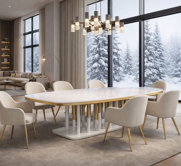 дизайнерский стол на заказ от арт интерьеры