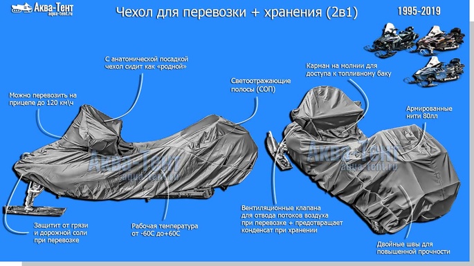 Чехол для снегохода