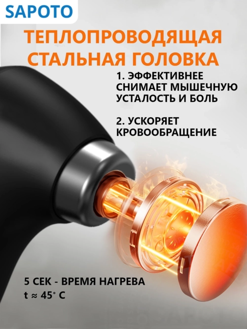 меры предосторожности при работе с нагревающейся массажной головкой