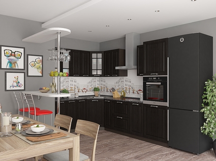 Кухня венге