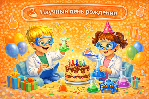 детский день рождения Нижний Новгород научный праздник для детей организация дня рождения