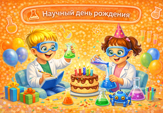 детский день рождения Нижний Новгород научный праздник для детей организация дня рождения