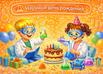 детский день рождения Нижний Новгород научный праздник для детей организация дня рождения