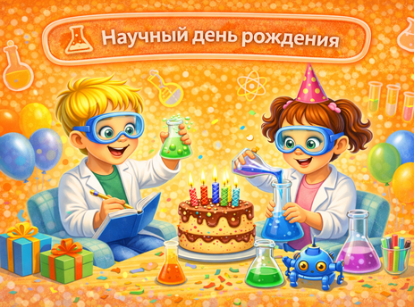 детский день рождения Нижний Новгород научный праздник для детей организация дня рождения