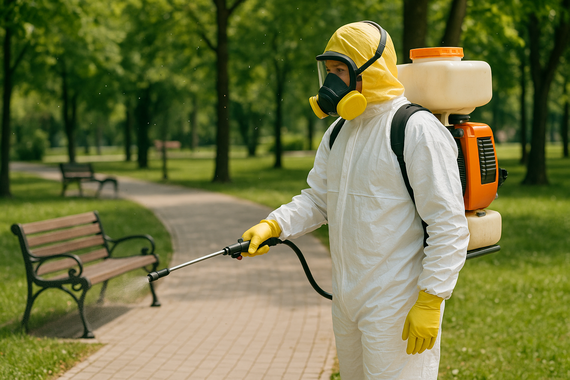 Дезинсекция парка