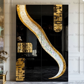 Картина из коллекции Натальи Жуковой " Black Gold Pearl "