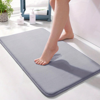 Нескользящий коврик в ванную с фото в подарок на 90 лет