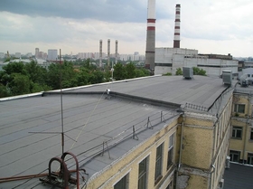 Работы по устройству скатной мягкой кровли