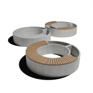 Лавочки из бетона