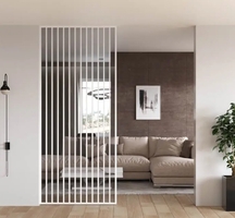 Реечная перегородка из металла №6