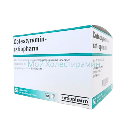 Механизм действия Холестирамин