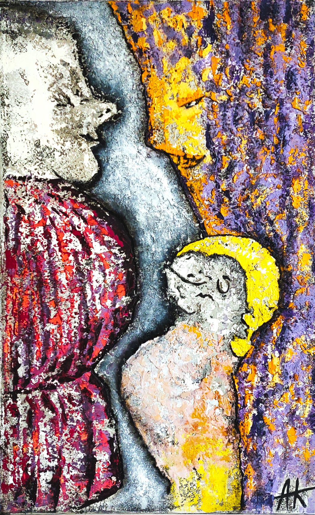 A painting about poverty and divine observation – Nelya Akimova