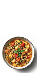 Супы овощные, с злаками - подраздел каталога блюд платформы А.В Недокушева