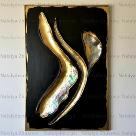 Картина из коллекции Натальи Жуковой " Black Gold Pearl "
