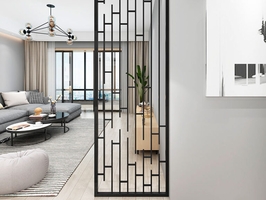 Перегородка из металла лофт №4