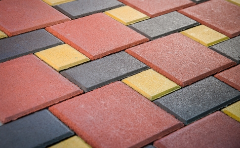 Брусчатка Stellard красная коричневая желтая